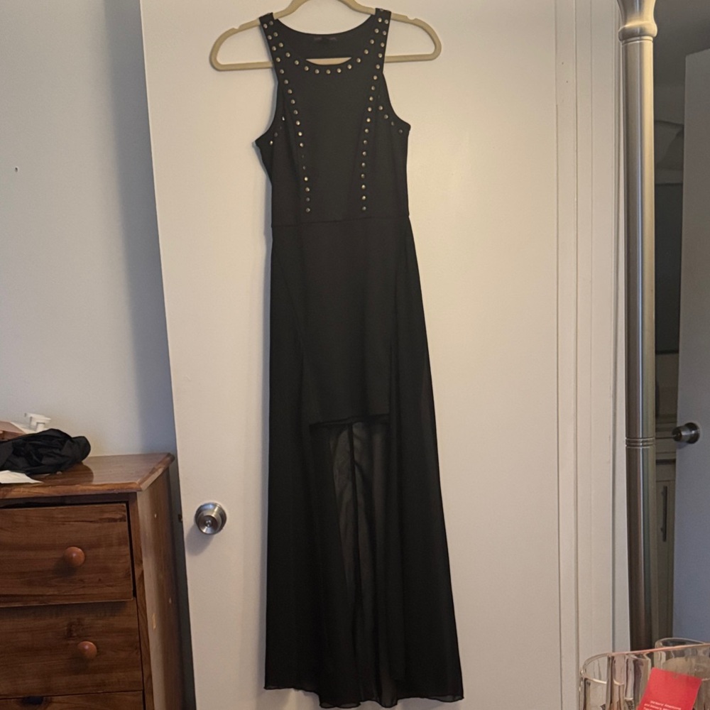 Material Girl Black High Low Dress - Small NWOT